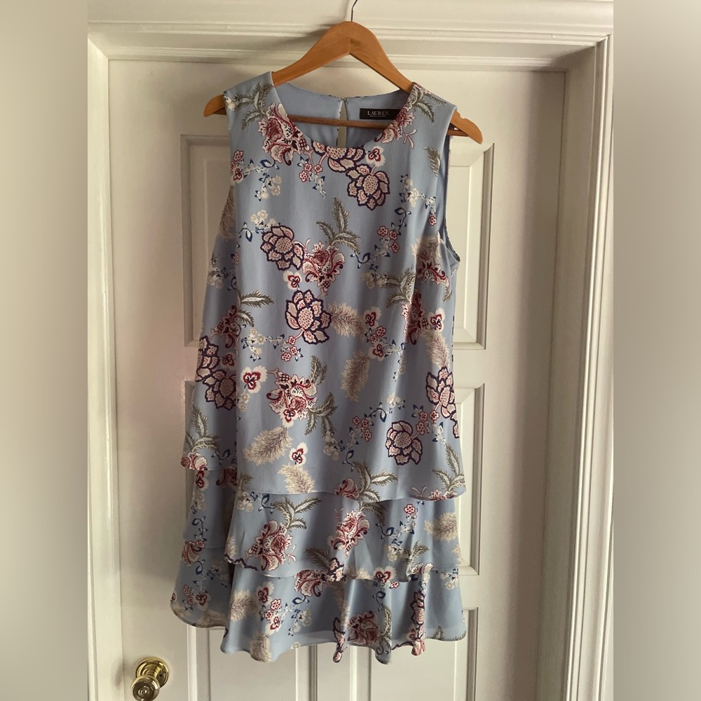 Ralph Lauren Blue Floral Dress